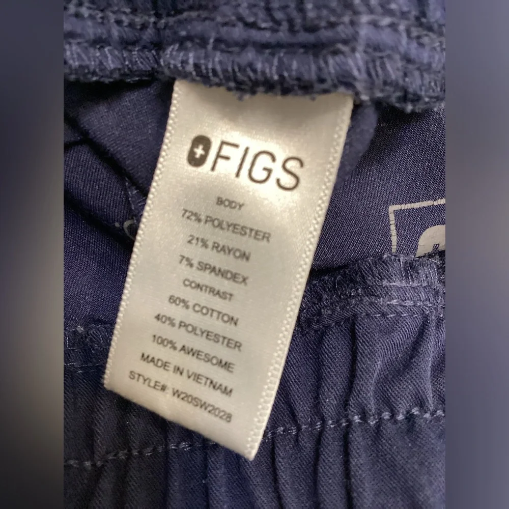 Figs‎ Navy Blue Jogger Pants